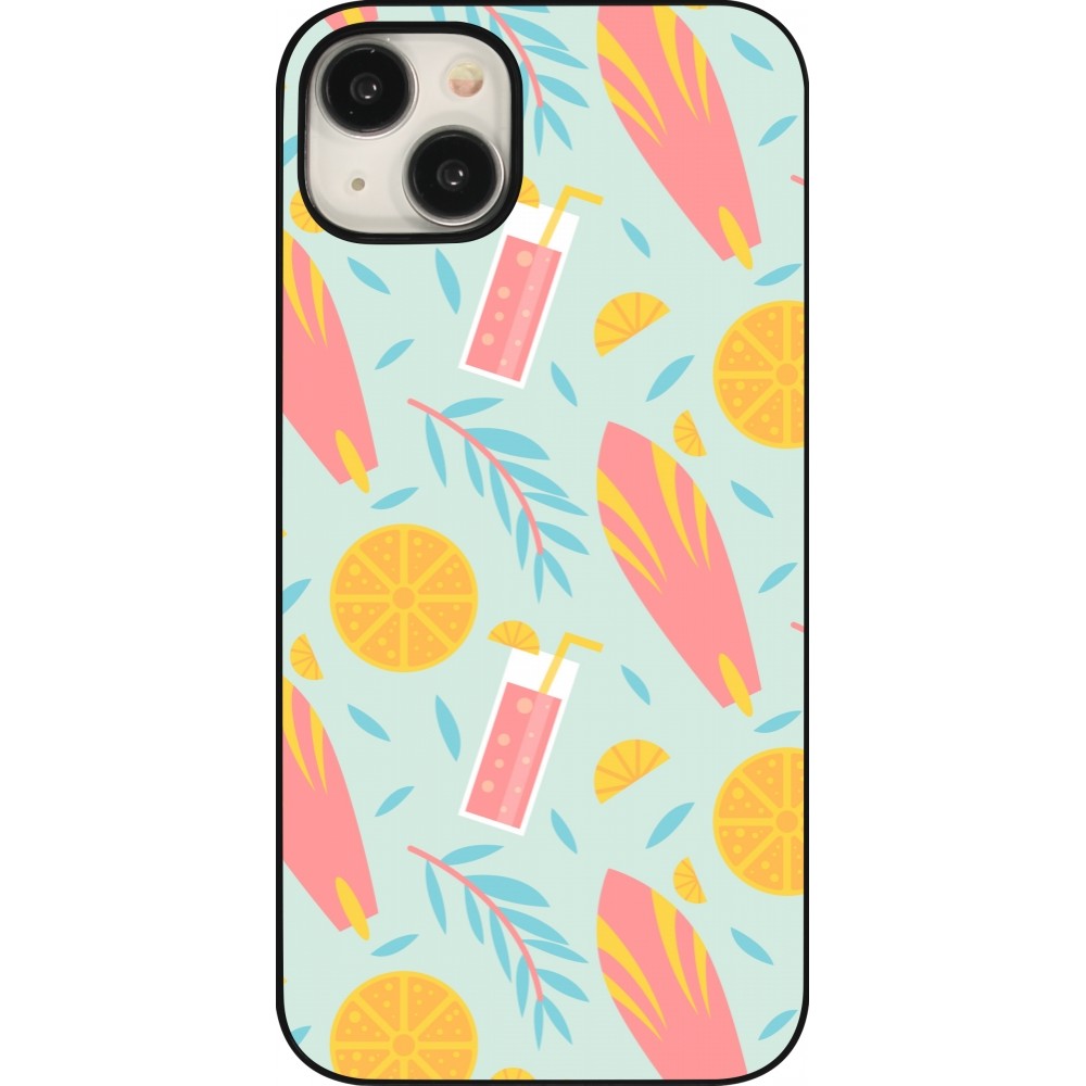 iPhone 15 Plus Case Hülle - Summer 2025 Pattern citron