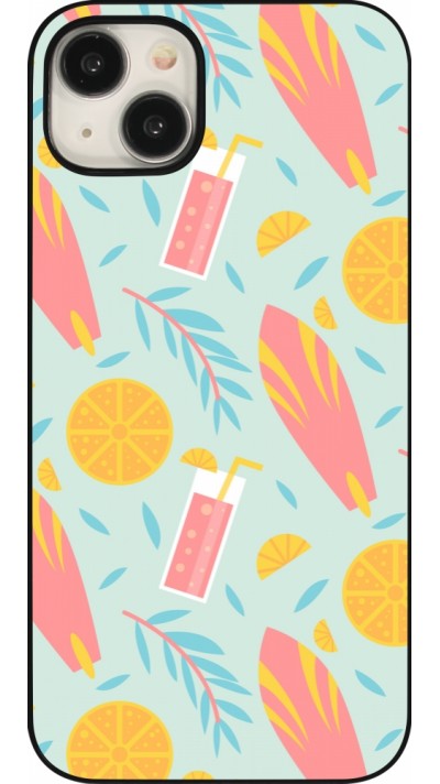 iPhone 15 Plus Case Hülle - Summer 2025 Pattern citron