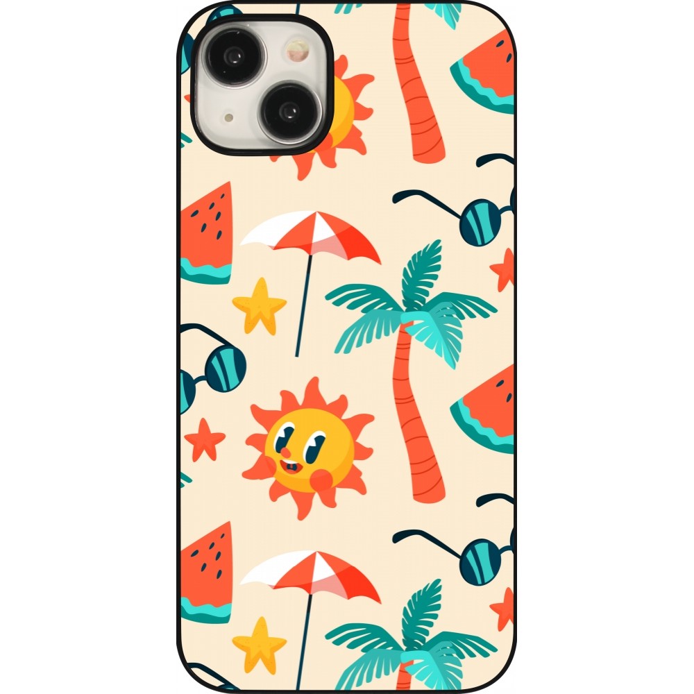iPhone 15 Plus Case Hülle - Summer 2025 Pattern soleil