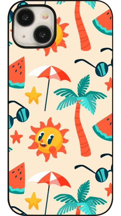 iPhone 15 Plus Case Hülle - Summer 2025 Pattern soleil