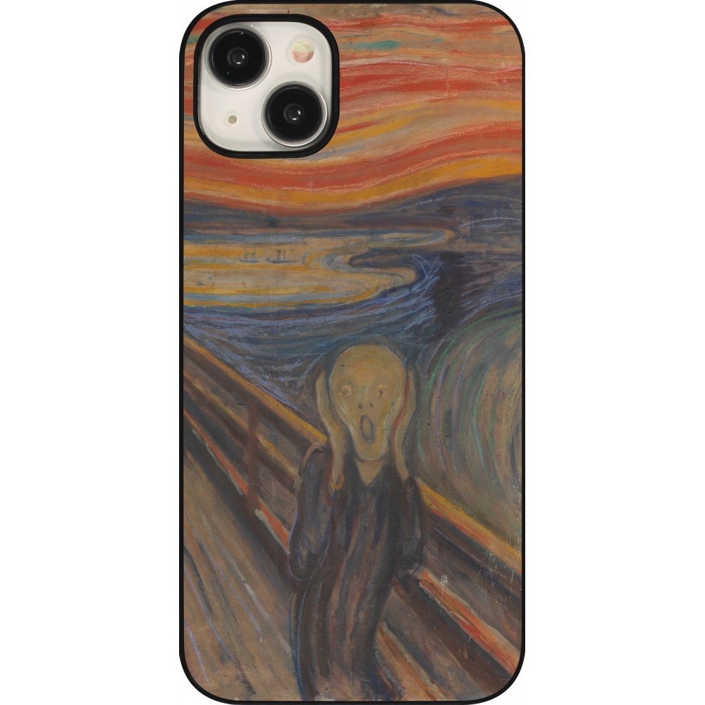 iPhone 15 Plus Case Hülle - Kunstbild - Der Schrei - Edvard Munch