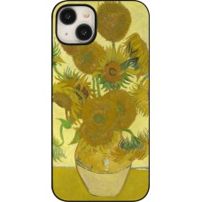 iPhone 15 Plus Case Hülle - Kunstbild - Sonnenblumen  - Van Gogh