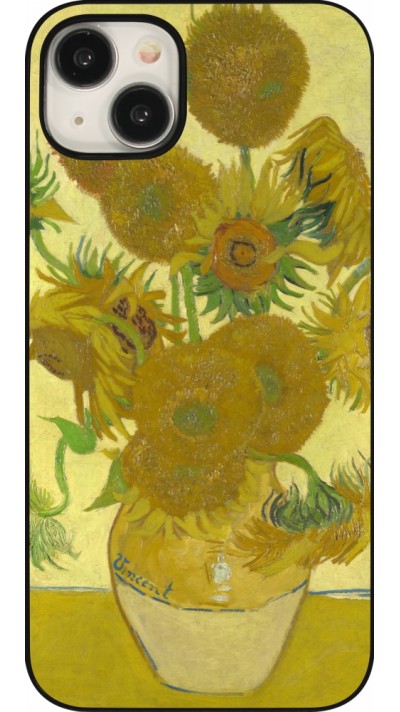iPhone 15 Plus Case Hülle - Kunstbild - Sonnenblumen  - Van Gogh