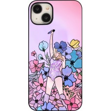 iPhone 15 Plus Case Hülle - Taylor Swift Sketch - Pink