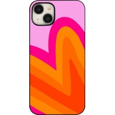 iPhone 15 Plus Case Hülle - Valentine 2024 heart gradient