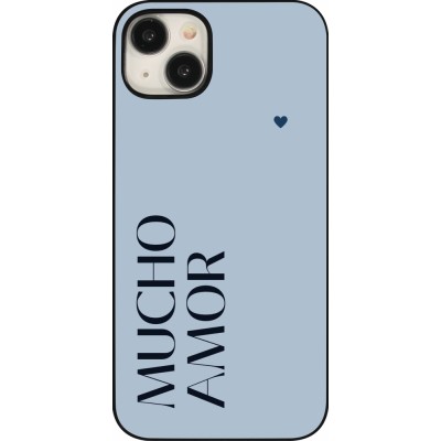 iPhone 15 Plus Case Hülle - Valentine 2024 mucho amor azul
