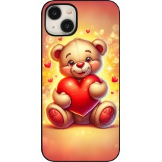 iPhone 15 Plus Case Hülle - Valentin 2024 Teddy Liebe
