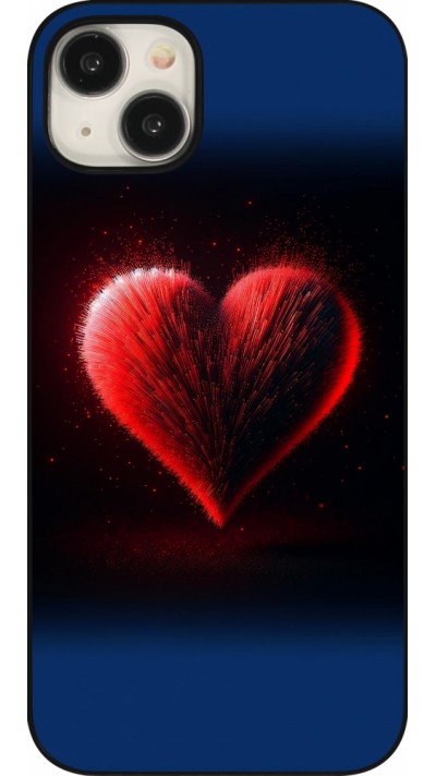 iPhone 15 Plus Case Hülle - Valentin 2025 rotes Herz