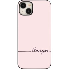 iPhone 15 Plus Case Hülle - Valentine 2023 i love you writing