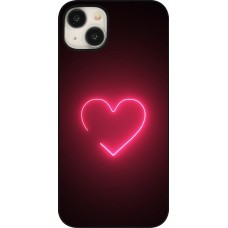 iPhone 15 Plus Case Hülle - Valentine 2023 single neon heart