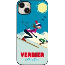 iPhone 15 Plus Case Hülle - Verbier Ski Downhill