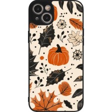 Coque iPhone 15 Plus - Silicone rigide noir Autumn 2024 nature