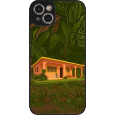 iPhone 15 Plus Case Hülle - Silikon schwarz Benitos house DTMF