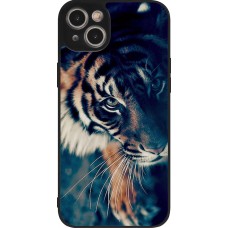 iPhone 15 Plus Case Hülle - Silikon schwarz Incredible Lion