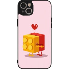 iPhone 15 Plus Case Hülle - Silikon schwarz Saint Valentines Day 26 Puzzle