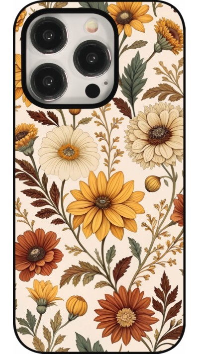 iPhone 15 Pro Case Hülle - Autumn 25 Flower pattern