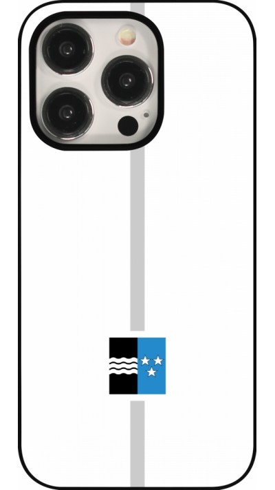 Coque iPhone 15 Pro - Canton AG blanc