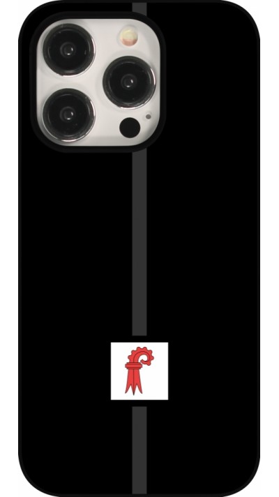 iPhone 15 Pro Case Hülle - Kanton BL schwarz