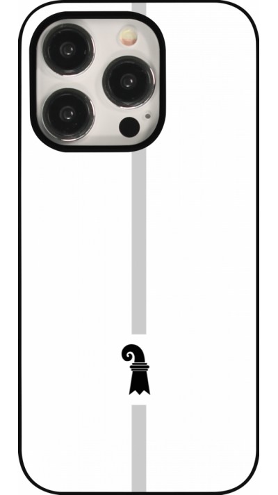 iPhone 15 Pro Case Hülle - Kanton BS weiss