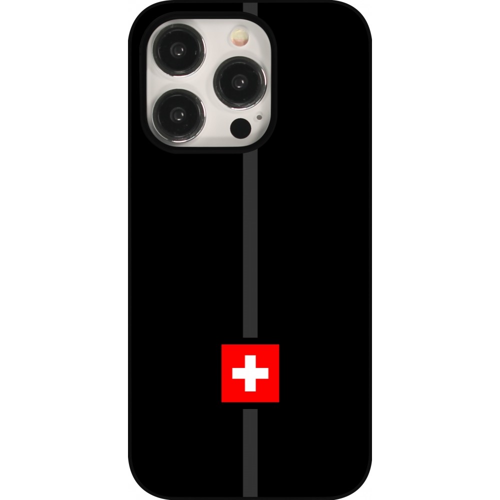 iPhone 15 Pro Case Hülle - Kanton CH schwarz