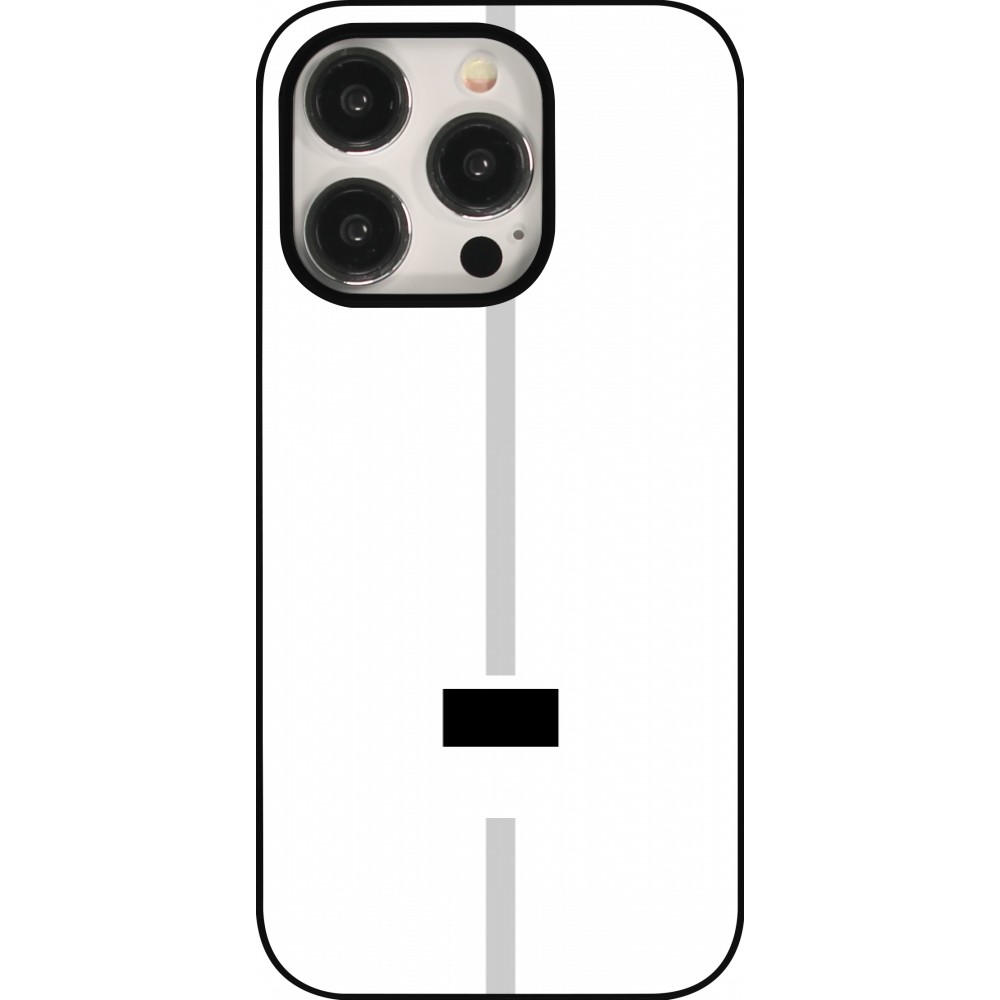 iPhone 15 Pro Case Hülle - Kanton FR weiss