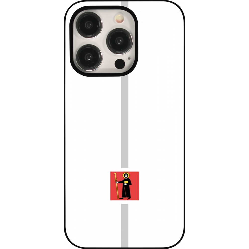 iPhone 15 Pro Case Hülle - Kanton GL weiss