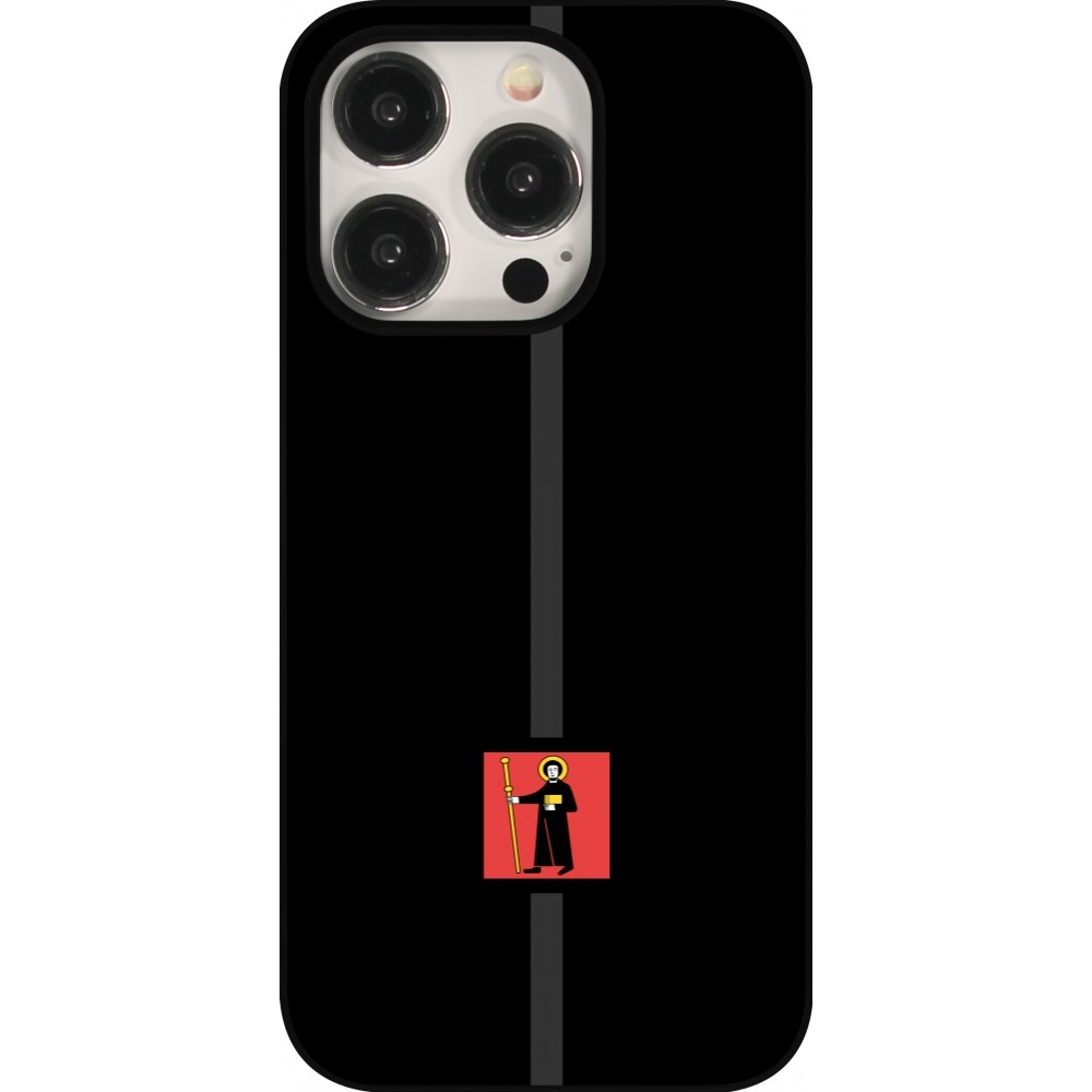 iPhone 15 Pro Case Hülle - Kanton GL schwarz