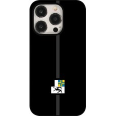 iPhone 15 Pro Case Hülle - Kanton GR schwarz