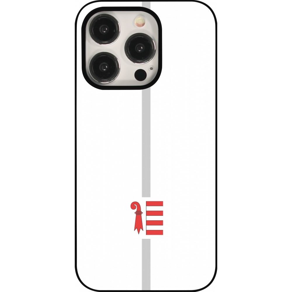 iPhone 15 Pro Case Hülle - Kanton JU weiss