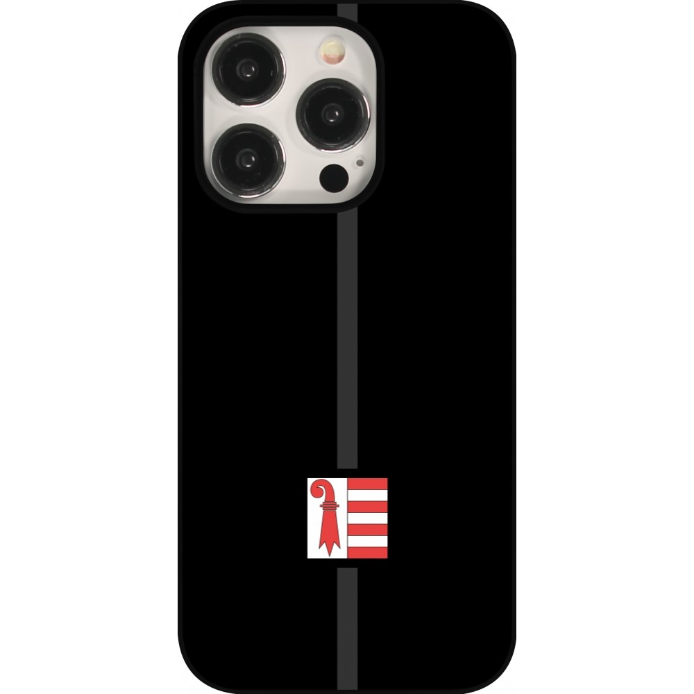 iPhone 15 Pro Case Hülle - Kanton JU schwarz