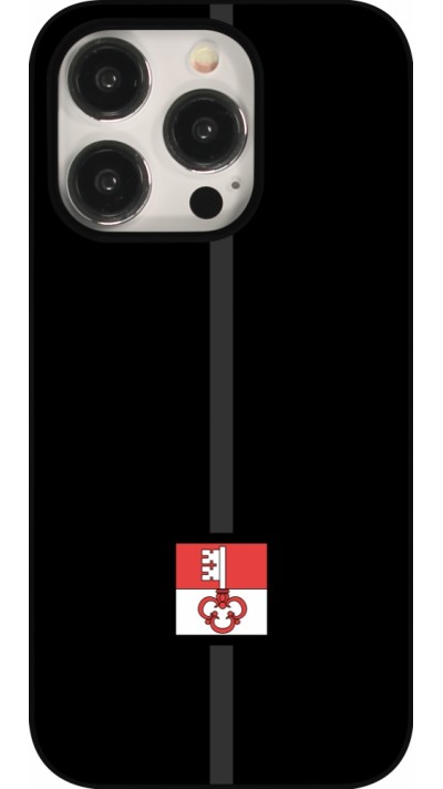 iPhone 15 Pro Case Hülle - Kanton OW schwarz
