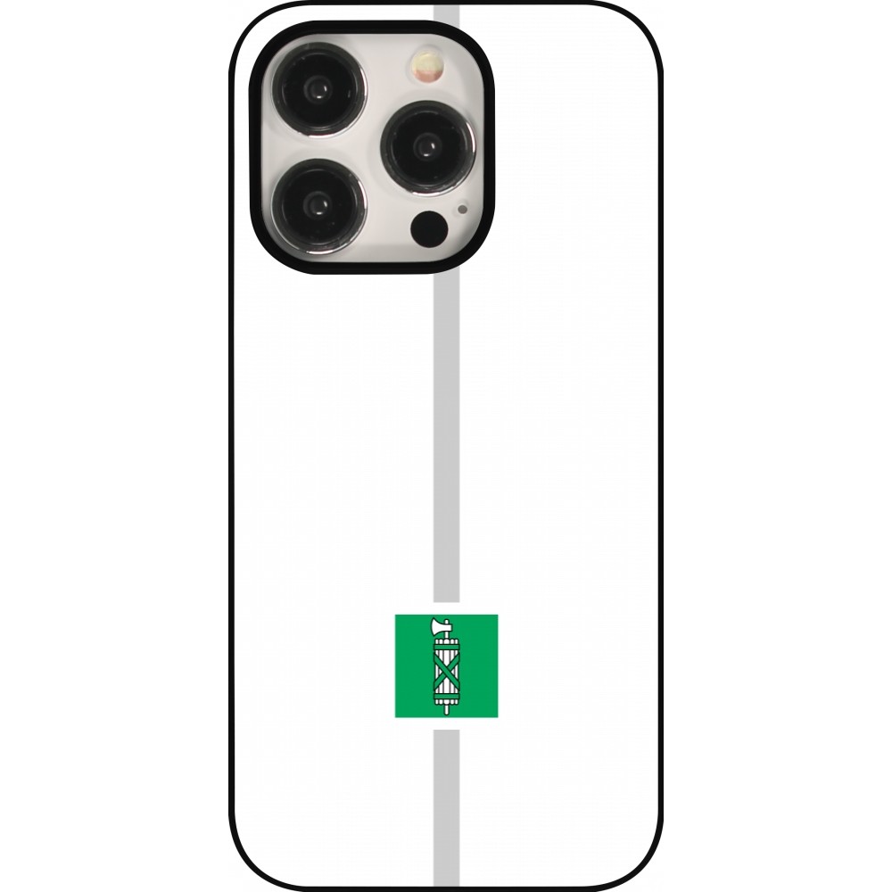 iPhone 15 Pro Case Hülle - Kanton SG weiss
