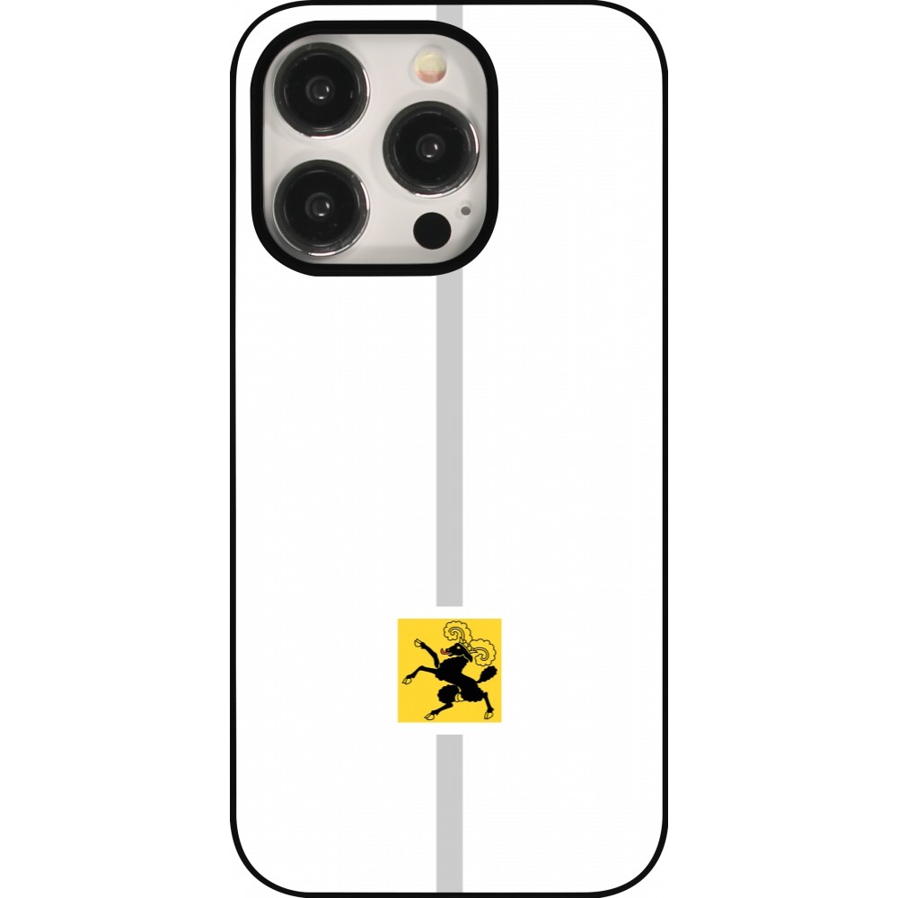 iPhone 15 Pro Case Hülle - Kanton SH weiss