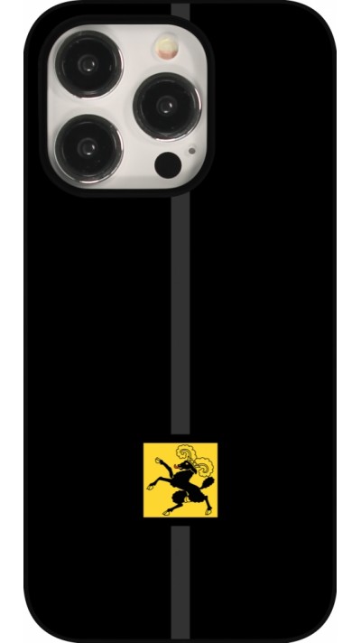iPhone 15 Pro Case Hülle - Kanton SH schwarz