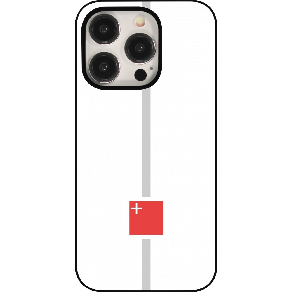 iPhone 15 Pro Case Hülle - Kanton SZ weiss