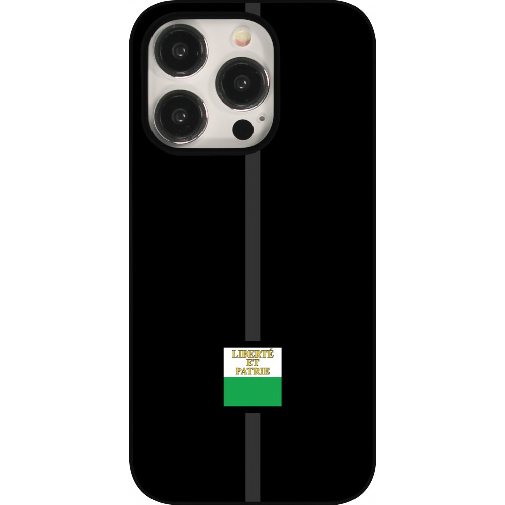 iPhone 15 Pro Case Hülle - Kanton VD schwarz