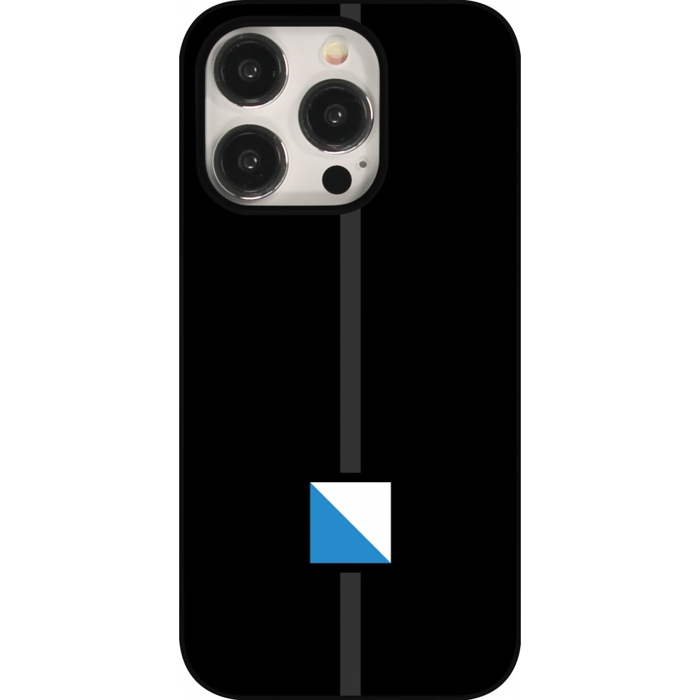 iPhone 15 Pro Case Hülle - Kanton ZH schwarz