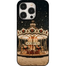 iPhone 15 Pro Case Hülle - Christmas 25 Carousel