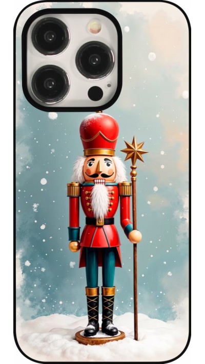 Coque iPhone 15 Pro - Christmas 25 Nutcracker Snow