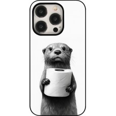 iPhone 15 Pro Case Hülle - Otter Toilettenpapier
