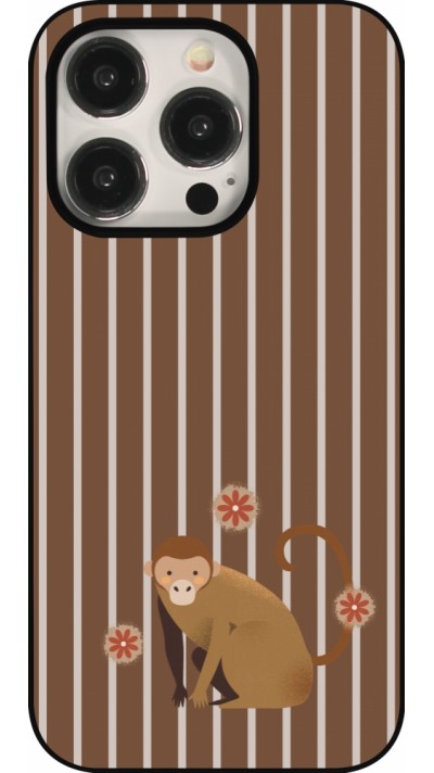 iPhone 15 Pro Case Hülle - Monkey with stripes iPhone 15 Pro Case Hülle - Monkey with stripes