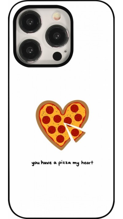 Coque iPhone 15 Pro - Saint Valentines Day 26 You have my pizza heart