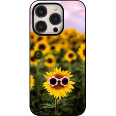 iPhone 15 Pro Case Hülle - Sunflower with glasses Spring 2026