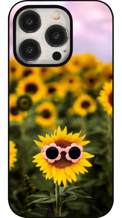 Coque iPhone 15 Pro - Sunflower with glasses Spring 2026