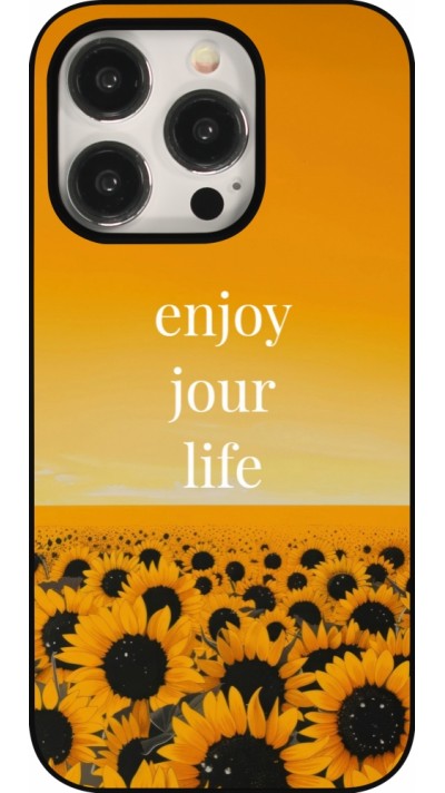 iPhone 15 Pro Case Hülle - Summer 2025 Enjoy your life