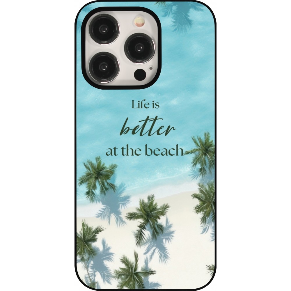 iPhone 15 Pro Case Hülle - Summer 2025 Life is better at the beach