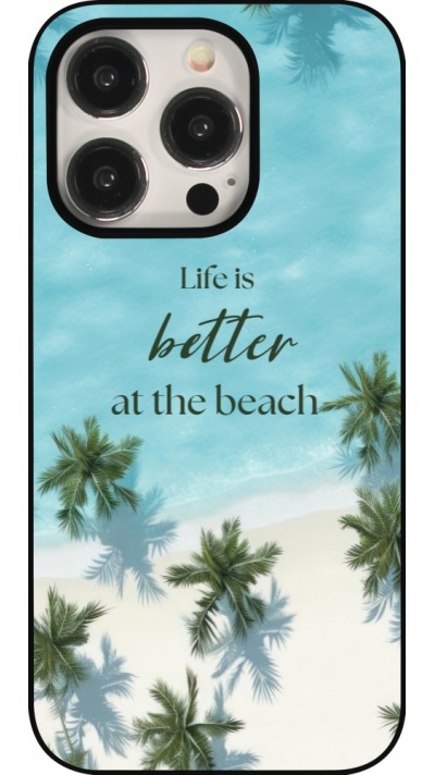 iPhone 15 Pro Case Hülle - Summer 2025 Life is better at the beach