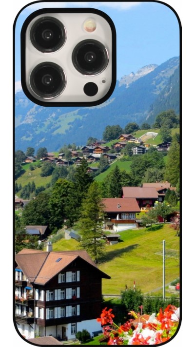 Coque iPhone 15 Pro - Fête Nationale Suisse Paysage