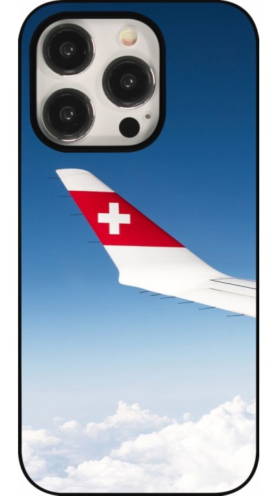Coque iPhone 15 Pro - Fête Nationale Suisse Sky Swiss Flag