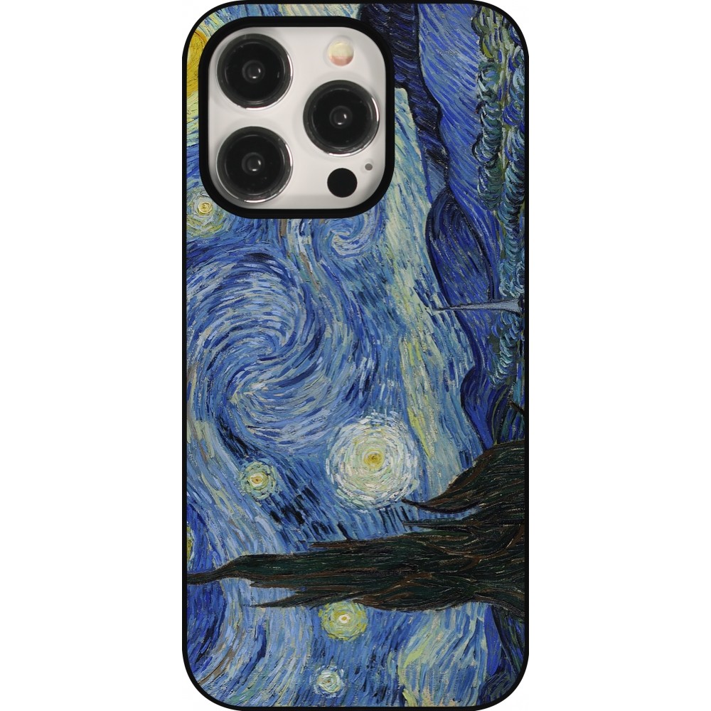 iPhone 15 Pro Case Hülle - Kunstbild - Sternennacht - Van Gogh